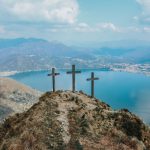 Man getting a little too into Palm Sunday Passion reading